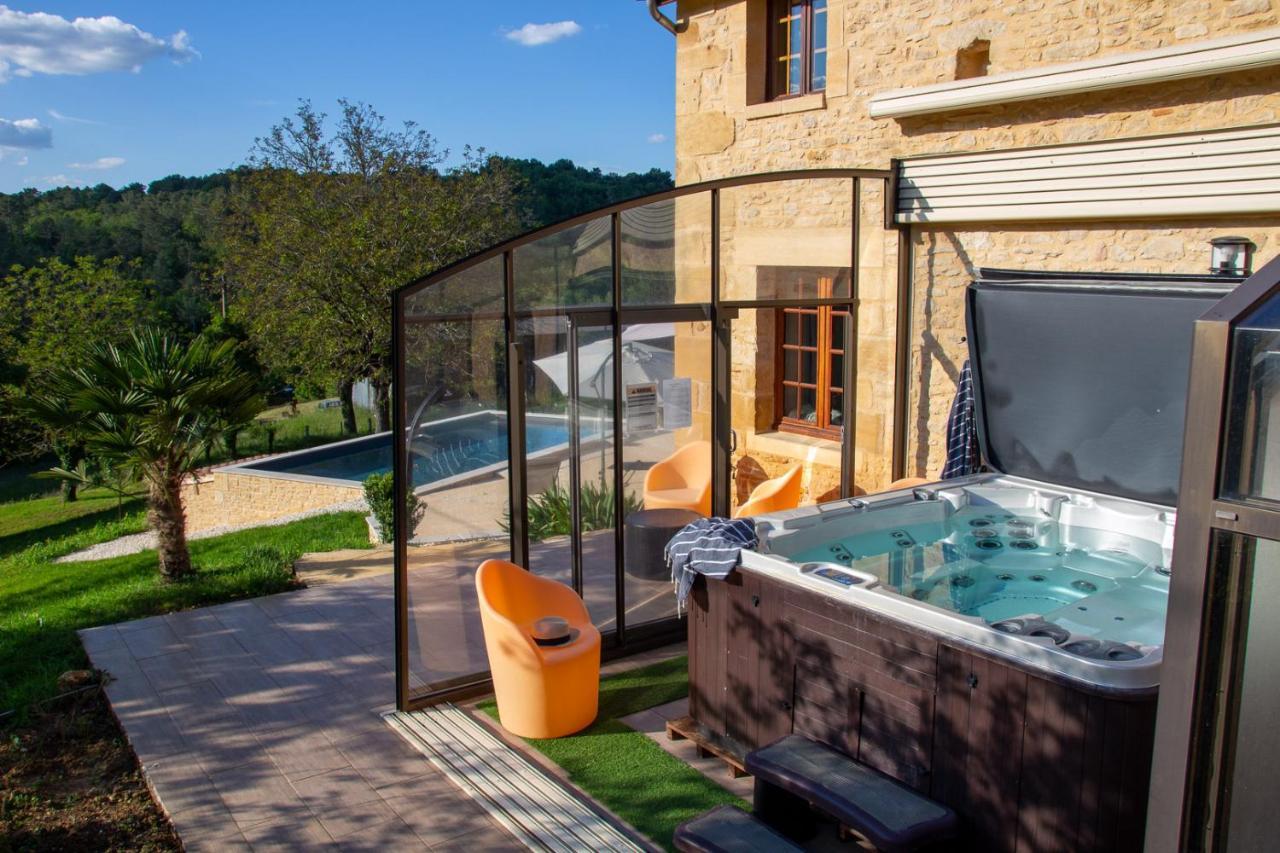 Le Four à Pain, Gîte avec piscine et SPA proche Sarlat Marquay Extérieur photo